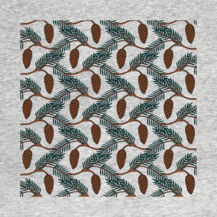 Pine Cone | Pine Tree Pattern | Forest Pattern T-Shirt